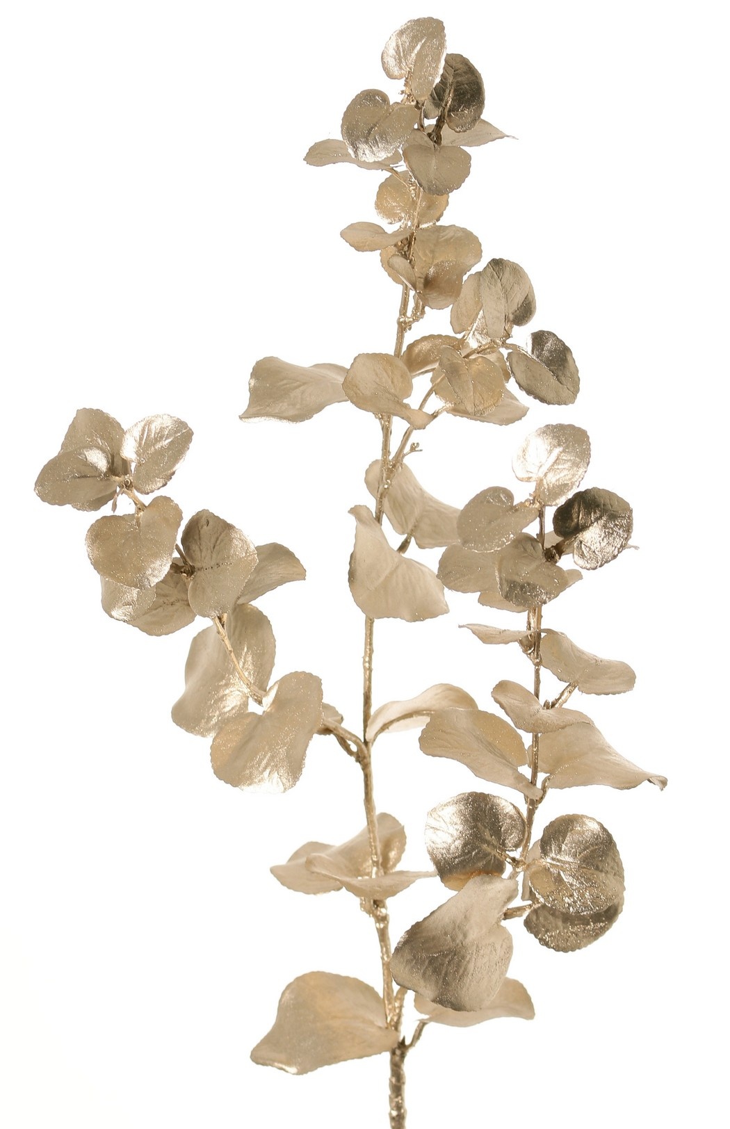 Eucalyptustak 'Light Metallic' met 52 bladeren & kunststof stam 76 cm