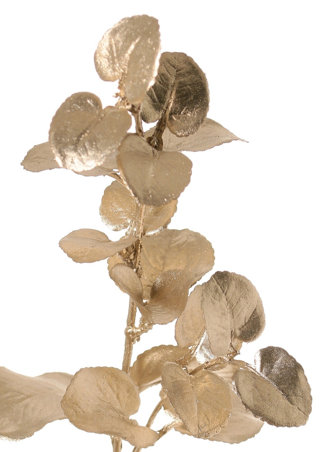 Eucalyptustak 'Light Metallic' met 52 bladeren & kunststof stam 76 cm