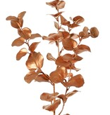 Eukalyptuszweig 'Light Metallic' mit 52 Blättern & Kunststoffstamm, 76 cm