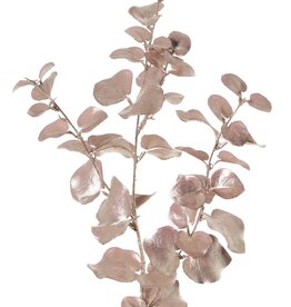 Eukalyptuszweig 'Light Metallic' mit 52 Blättern & Kunststoffstamm, 76 cm
