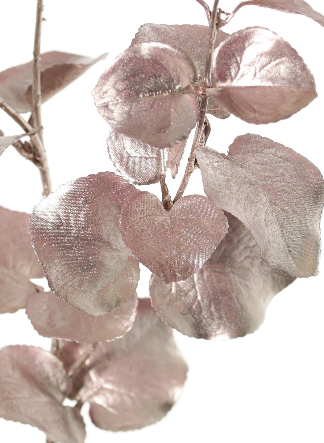 Eucalyptustak 'Light Metallic' met 52 bladeren & kunststof stam 76 cm