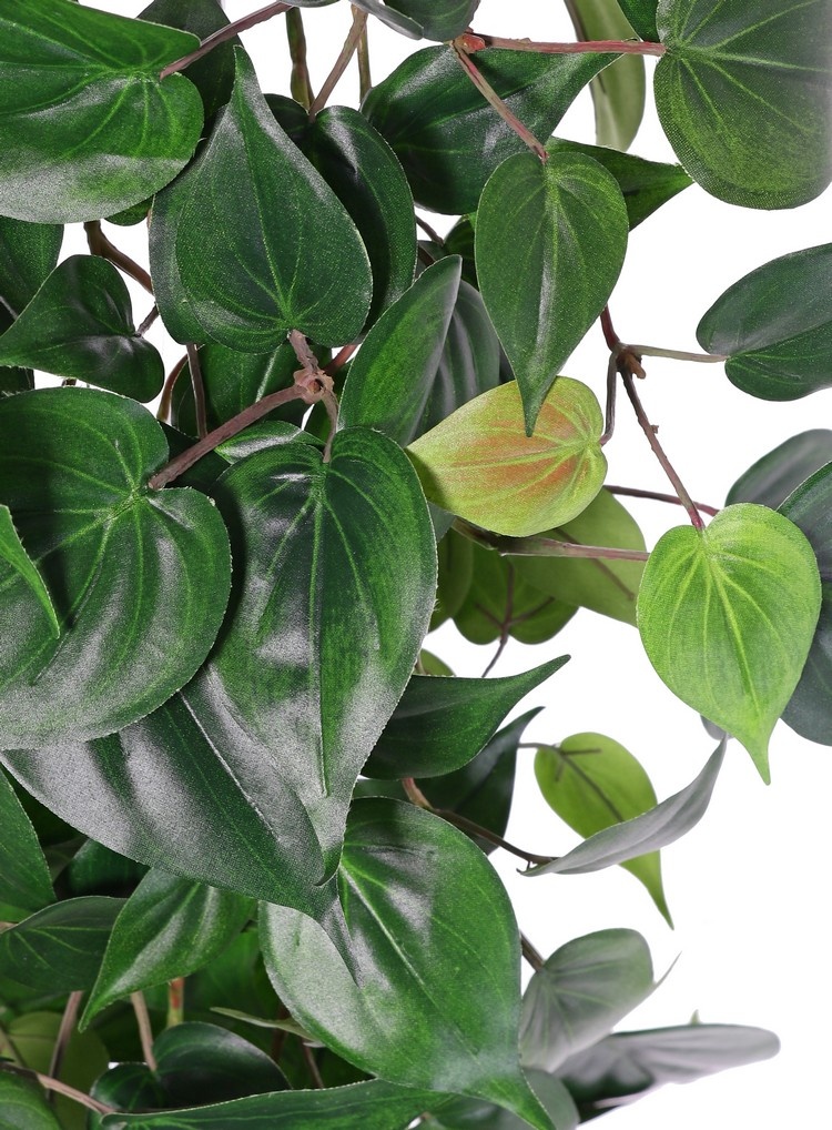 Philodendron XL, 10 vástagos y 269 hojas, 106 cm - resistente al fuego