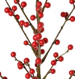 Beshulst (Ilex) bessentak met foam bessen, 91 cm (per stuk verpakt in zak)
