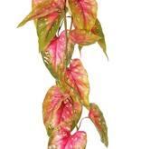 Colgante de anturio, 5 ramas con 26 hojas, 90 cm