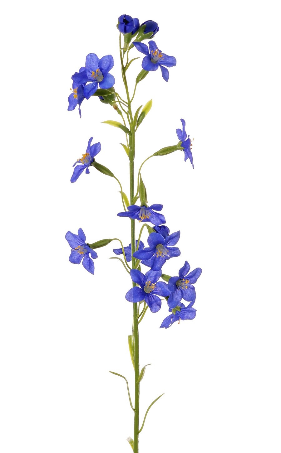 Stephanotis con 12 flores de poliéster y 5 botones florales, 65 cm