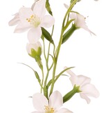 Stephanotistak (Bruidsbloem) met 12 polyester bloemen & 5 bloemknoppen, 65 cm