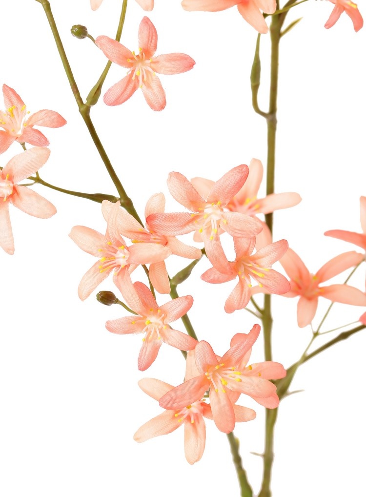 Saxifrage (saxifraga) with 41 polyester flowers, 73 cm