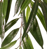 Ficus longifolia Zweig 5x verzweigt mit 37 Polyesterblättern, 82 cm, schwer entflammbar