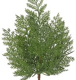 Mechón de Thuja (Árbol de la Vida) con 10 racimos de hojas, 48 cm, plástico