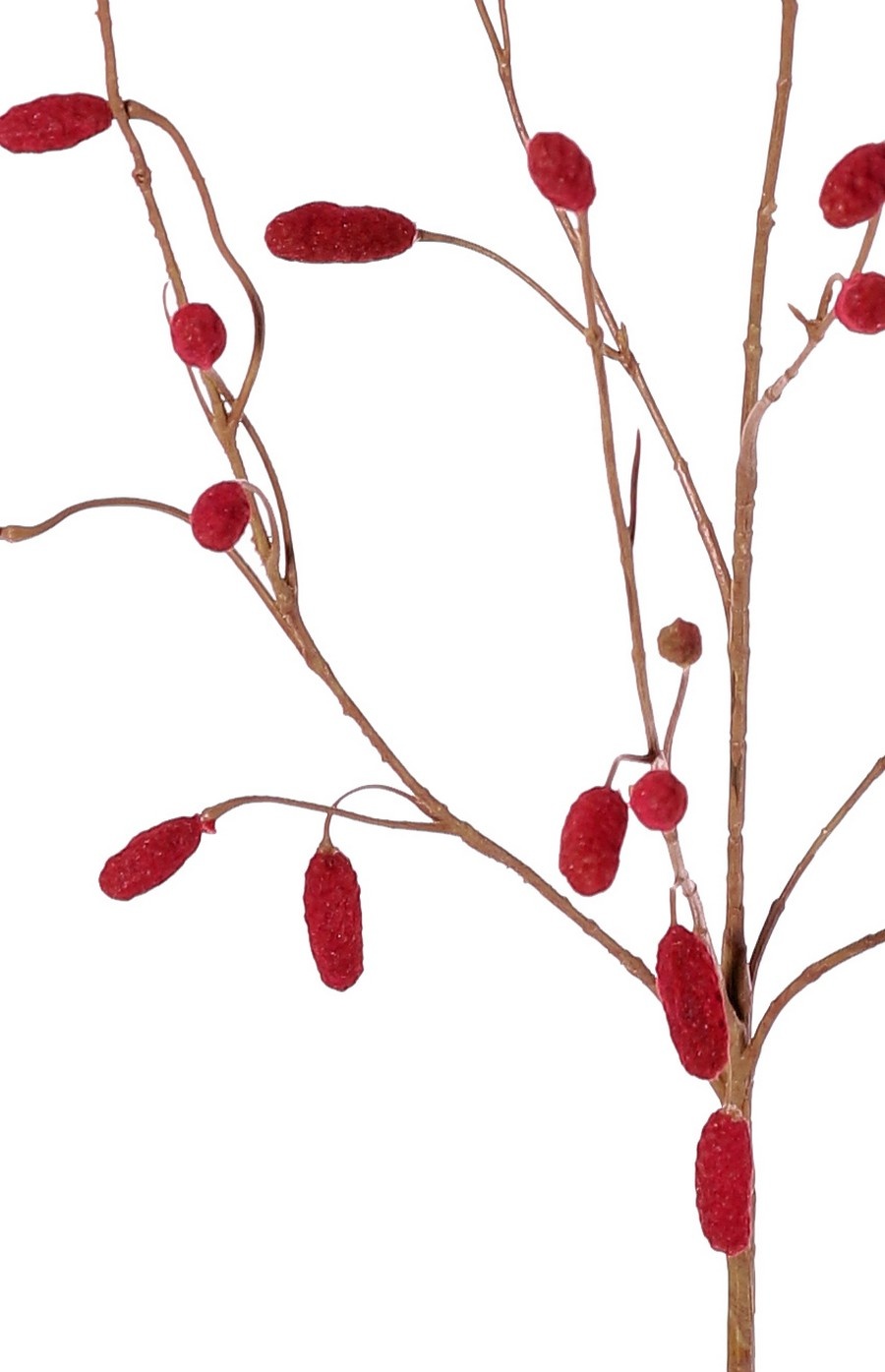 Sanguisorba - Meadow burnet with 34 flocked plastic spikes, without leaves, 100 cm