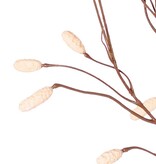 Sanguisorba - Meadow burnet with 34 flocked plastic spikes, without leaves, 100 cm