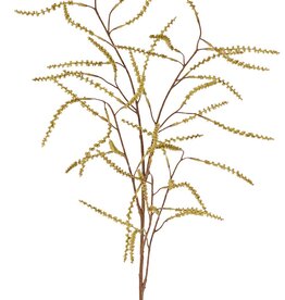 Tamarisken (Tamarix) Knospenzweig, 5 Zweige mit 43 Knospenbündeln, Vollplastik, 100 cm