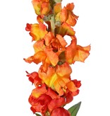 Leeuwenbek (Antirrhinum) XL met 17 polyester bloemen, 16 geflockte knoppen & 8 bladeren, 93 cm
