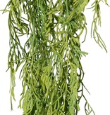 Varenhanger 'Greens' 2x vertakt met 41 clusters bladeren, 112 cm