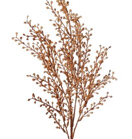 Artemisia-Knospenzweig 'Warm Fall', 5-fach verzweigt, mit 39 Kunststoffknospenbündeln, 80 cm