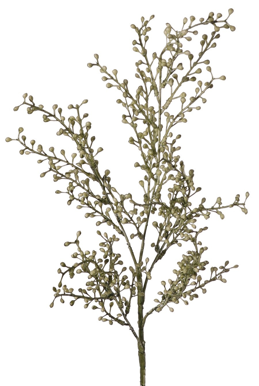 Artemisia-Knospenzweig 'Warm Fall', 5-fach verzweigt, mit 39 Kunststoffknospenbündeln, 80 cm