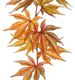 Acer Branch (Japanese) with 8 polyester leaves, 5xL/ 3x M, 80 cm