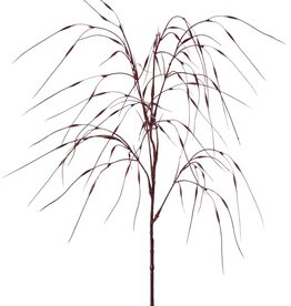 Hierba ornamental 'Stipa', 7 racimos con hojas, 78 cm, artículo de plástico