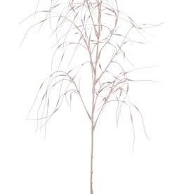 Hierba ornamental 'Stipa', 7 racimos con hojas, 78 cm, artículo de plástico