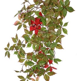 Wilder Weinstrauch (Parthenocissus) 'Sparkling Nature', 10 Triebe, 315 Blätter & 56 künstliche Beeren, 76 cm