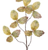 Beech leaf maxi XL, 5x branched with 15 polyester leaves, 122 cm