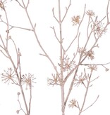 Hartriegelzweig, 2x verzweigt, weiß getuencht (white washed), 107 cm, Kunststoffartikel