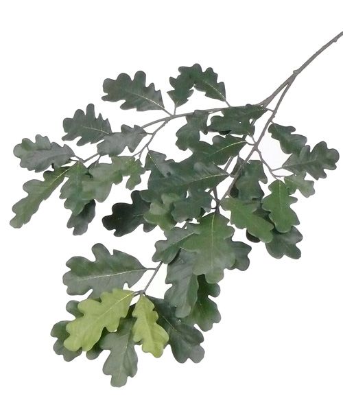 Oak spray, 42 leaves, 70cm FIRE-RETARDENT and UV safe
