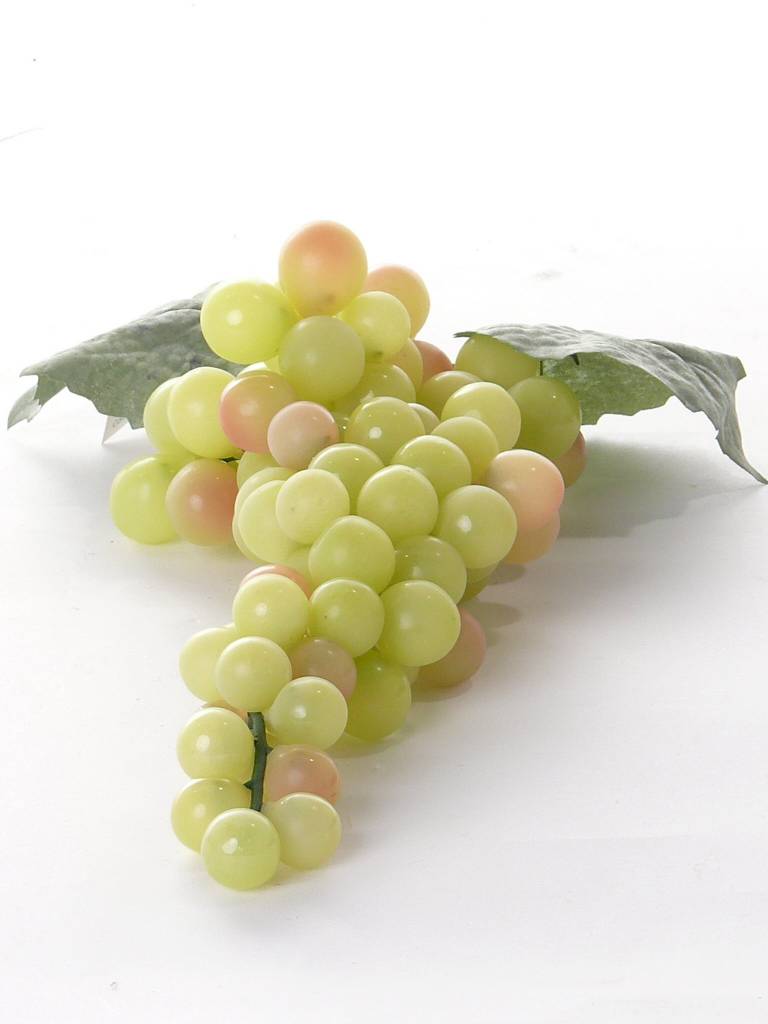 Weintrauben mit 90 Trauben und 2 Blaetter, 28cm