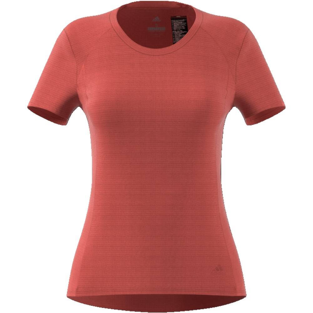 Adidas Adidas Womens FR Supernova SS Tee (Trace Scarlet S18)