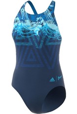 Adidas Adidas Womens Parley Swimsuit (Bright Blue)