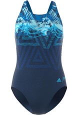 Adidas Adidas Womens Parley Swimsuit (Bright Blue)