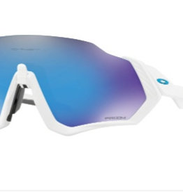 Oakley Oakley Flight Jacket - Matte White/Prizm Sapphire