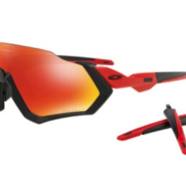 Oakley Oakley Flight Jacket - Black/Prizm Ruby Polarized