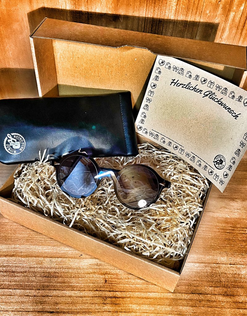 Retro Punk Sonnenbrille braun
