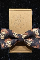 Retro Punk RetroPunk Fliege Skull Roses