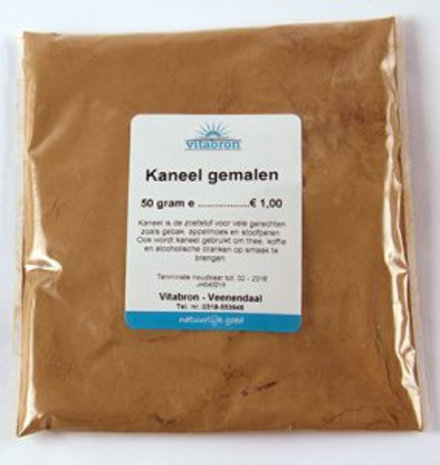 Vitabron Kaneel Cassia gemalen Vitabron Kaneel Cassia gemalen