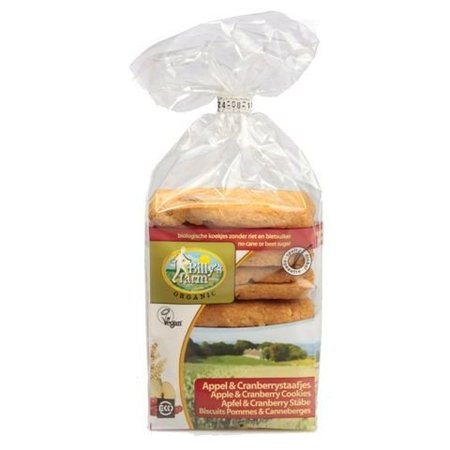 Billy'S Farm Appel cranberry staafjes bio