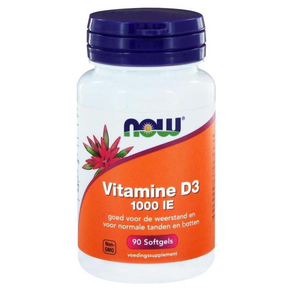 NOW Vitamine D3 1000IE NOW Vitamine D3 1000IE