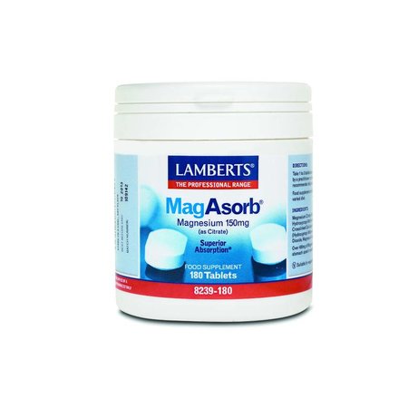 Lamberts MagAsorb (magnesium citraat) 150 mg