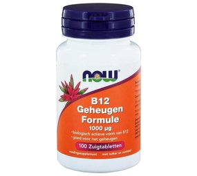 NOW Vitamine B12 geheugenformule 1000 mcg NOW Vitamine B12 geheugenformule 1000 mcg