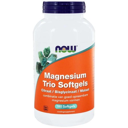NOW Magnesium trio softgels