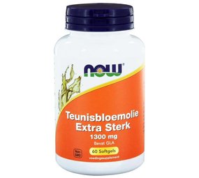 NOW Teunisbloemolie extra sterk 1300mg NOW Teunisbloemolie extra sterk 1300mg