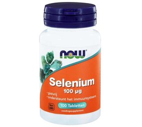 NOW Selenium gistvrij 100 mcg NOW Selenium gistvrij 100 mcg