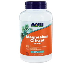 NOW Magnesium citraat poeder NOW Magnesium citraat poeder