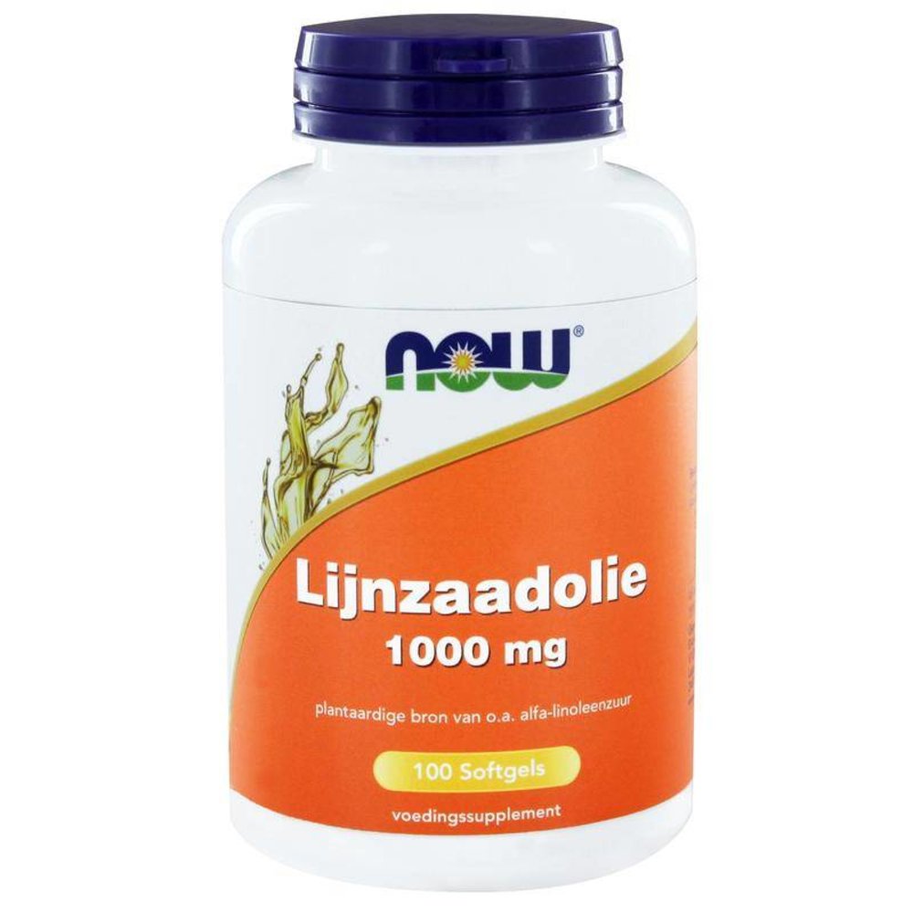 NOW Lijnzaadolie 1000mg NOW Lijnzaadolie 1000mg