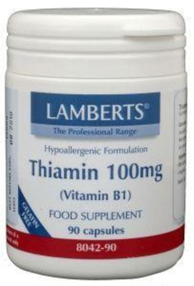 Lamberts Vitamine B1 100mg (thiamine) Lamberts Vitamine B1 100mg (thiamine)