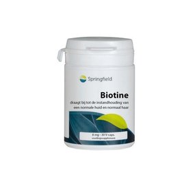 Springfield Biotine (vitamine B8) 8 mg Springfield Biotine (vitamine B8) 8 mg