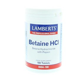Lamberts Betaine HCL 324mg/Pepsine 5mg Lamberts Betaine HCL 324mg/Pepsine 5mg