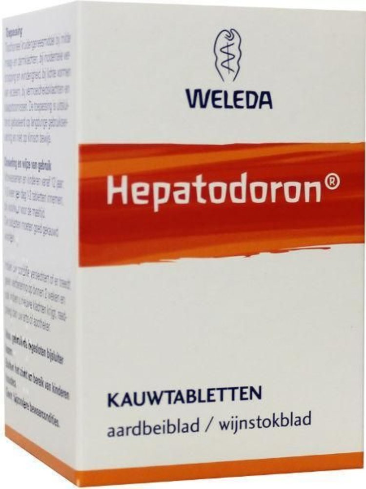 Weleda Hepatodoron kauwtabletten Weleda Hepatodoron kauwtabletten