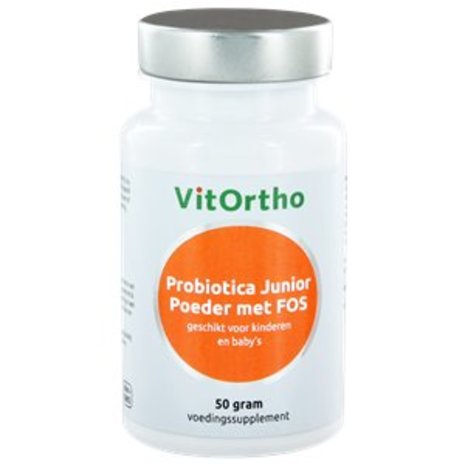 Vitortho Biotica poeder met Fos kind vh probiotica Vitortho Biotica poeder met Fos kind vh probiotica